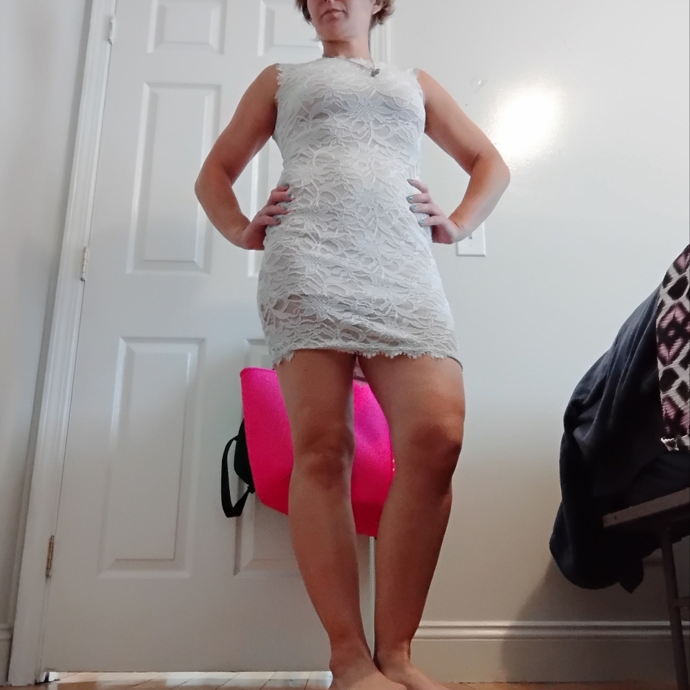 Jump Cream Lace Dress
